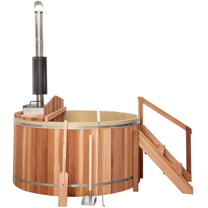 Backcountry Recreation Classic Cedar Internal Wood Fired Hot Tub 5'w x 4'h (3 Person Deep) HT-INT-5X4