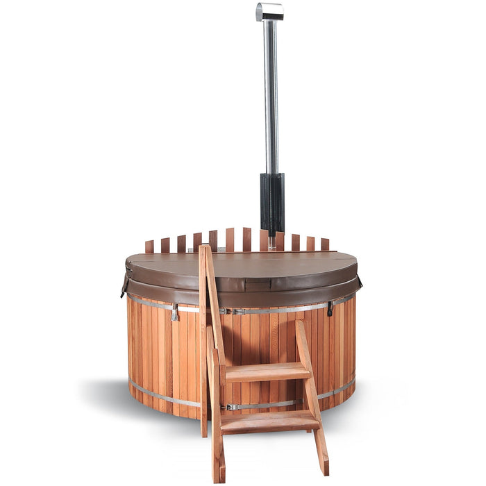 Backcountry Recreation Classic Cedar Internal Wood Fired Hot Tub 5'w x 4'h (3 Person Deep) HT-INT-5X4