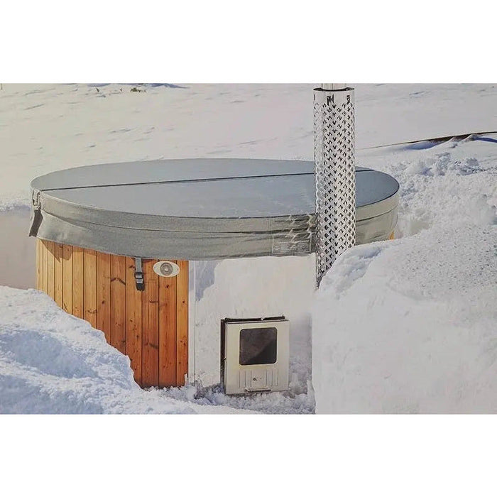 Backcountry Recreation Deluxe Wood Fired Hot Tub With Liner XL HT-DELX-8XL