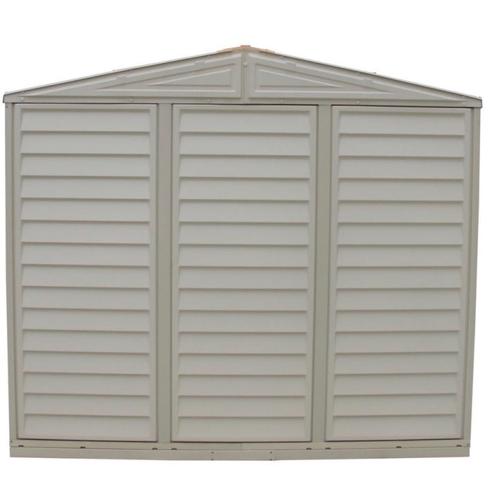 DURAMAX 8' x 8' DuraMate Vinyl Storage Shed (w/ Foundation Kit) 00384