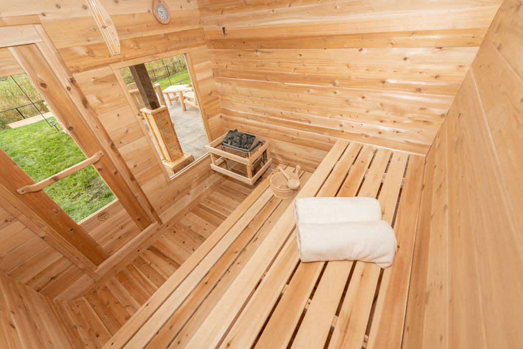 Dundalk Leisurecraft 2m x 2m CT Luna Sauna Eastern White Cedar - 2 to 4 Person CTC22LU