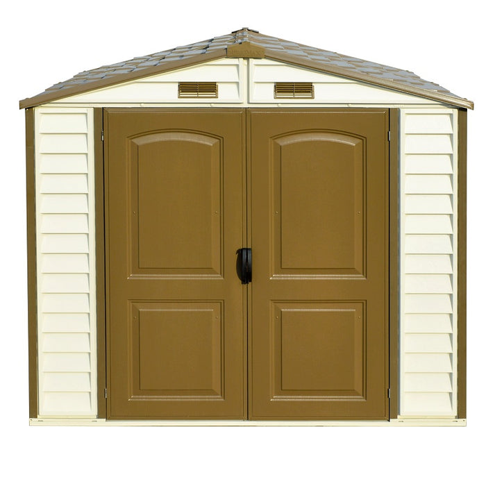 DURAMAX StoreAll 8' x 5.5' Vinyl Shed with Foundation 30115