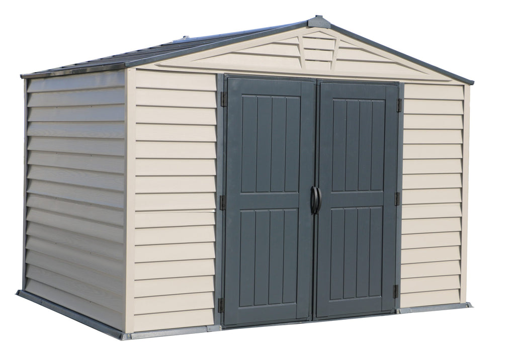 DURAMAX StoreMax Plus 10.5x8 Ft with Molded Floor Outdoor Storage Shed 30225