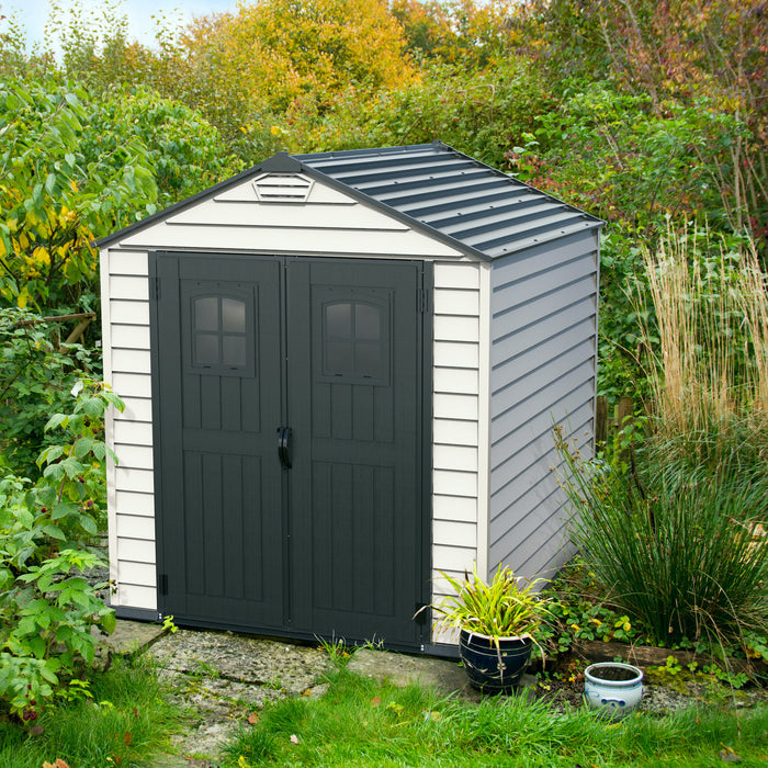 DURAMAX StoreMax Plus 7' x 7' Vinyl Shed with Floor 30325