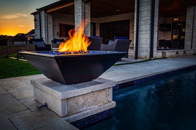 The Outdoor Plus Maya Fire Bowl – GFRC Concrete OPT