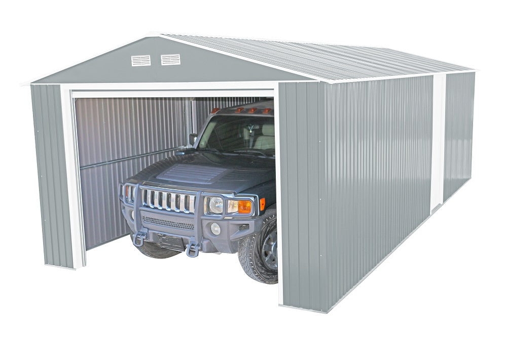 DURAMAX 12 x 20' Imperial Metal Garage Lite Grey 50952