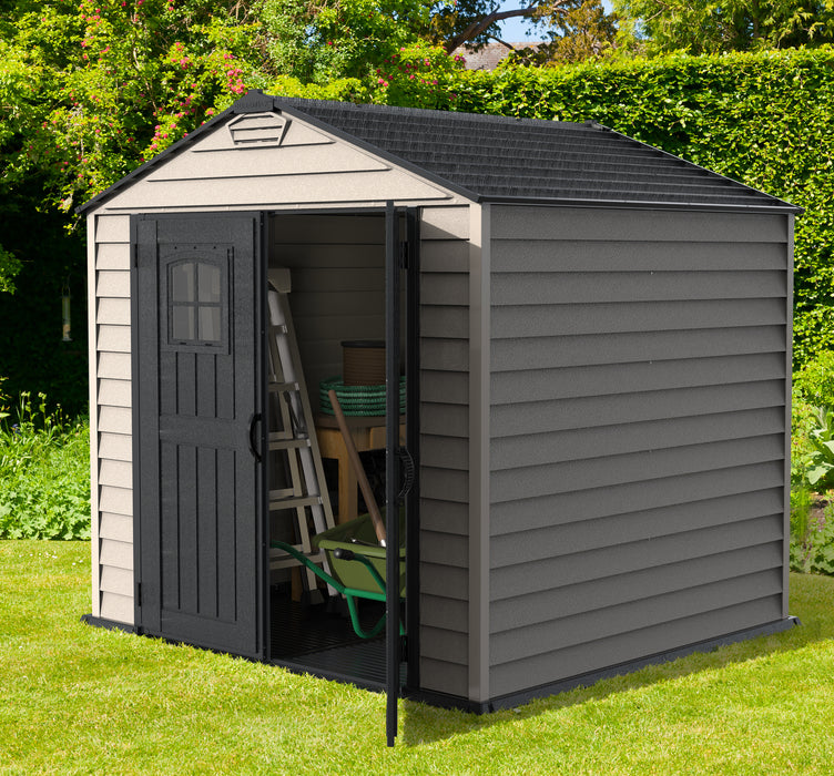 DURAMAX StoreMax Plus 7' x 7' Vinyl Shed with Floor 30325