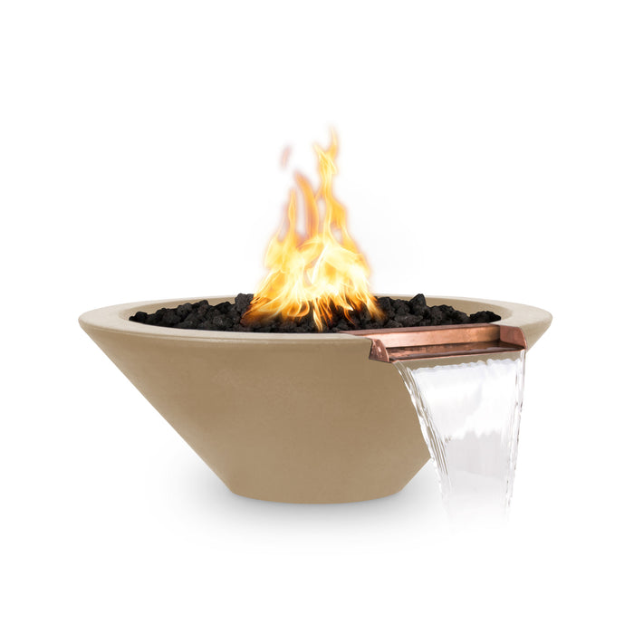 The Outdoor Plus Cazo Fire & Water Bowl ™ Gfrc Concrete OPT