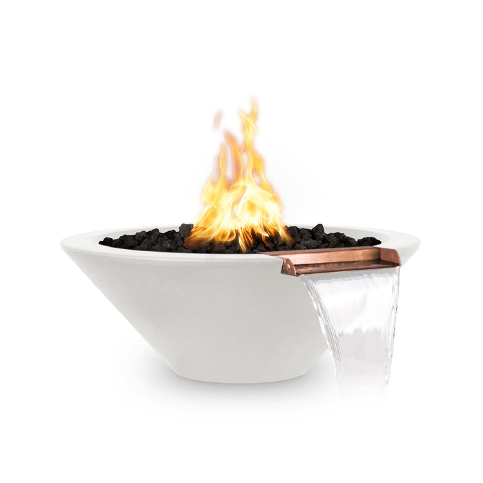 The Outdoor Plus Cazo Fire & Water Bowl ™ Gfrc Concrete OPT