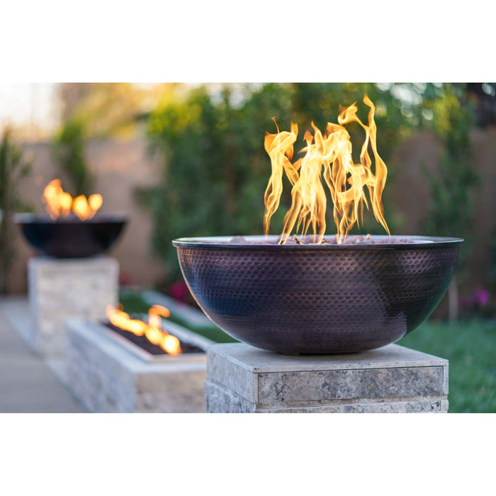 The Outdoor Plus Sedona Fire Bowl – Hammered Patina Copper OPT27