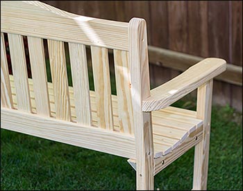 Creekvine Design Treated Pine English Garden Bench