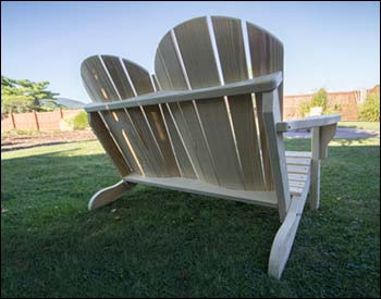 Creekvine Design Treated Pine Low Curveback Garden Bench