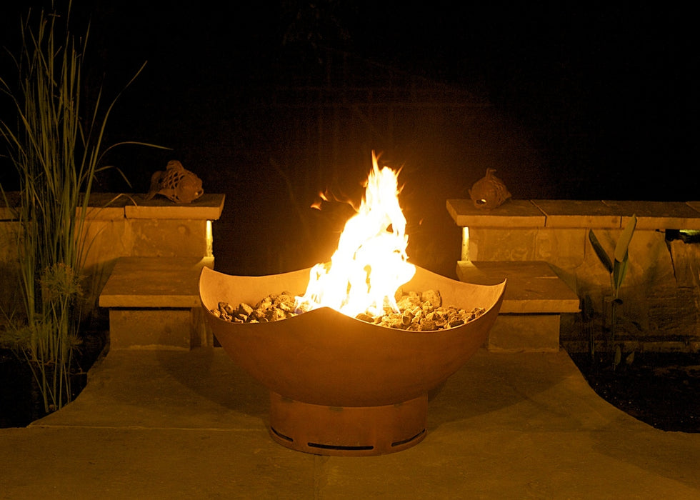 Fire Pit Art Manta Ray, Fire Pit MR