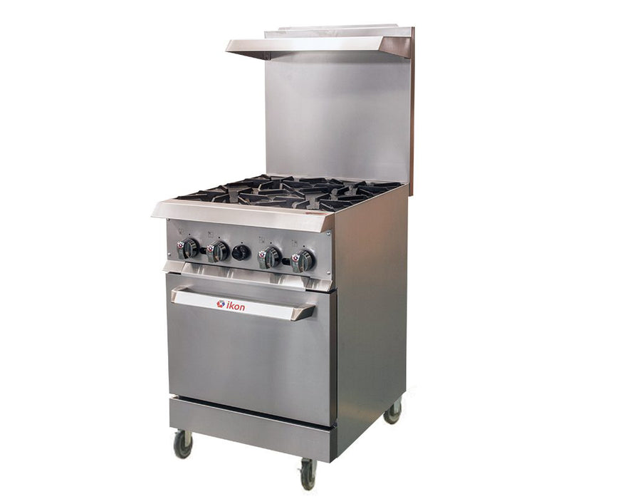 IKON 60.2" x 27" Gas range - 4 Burners with Oven IR-4-24