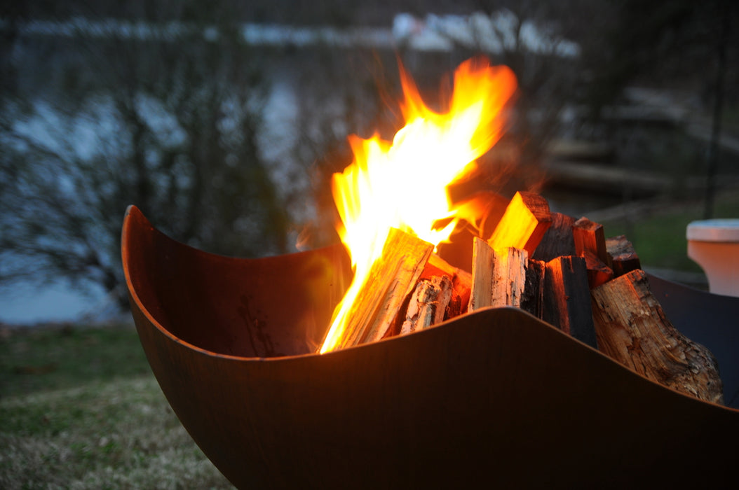 Fire Pit Art Manta Ray, Fire Pit MR