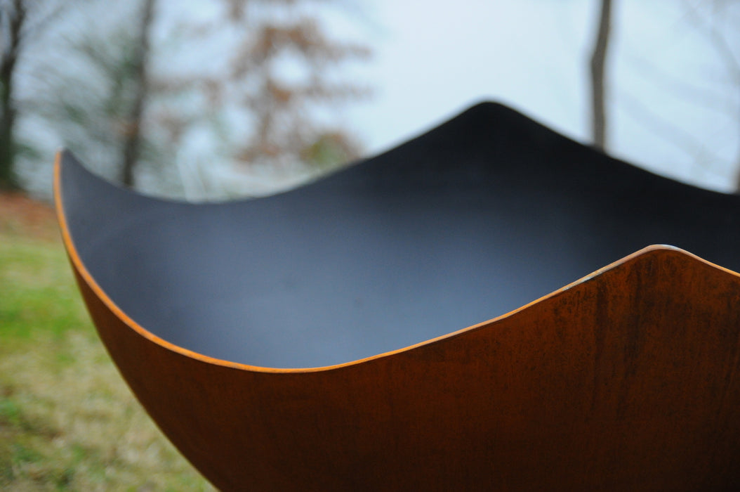 Fire Pit Art Manta Ray, Fire Pit MR