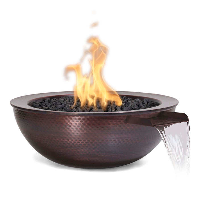 The Outdoor Plus Sedona Fire & Water Bowl – Hammered Patina Copper OPT-27