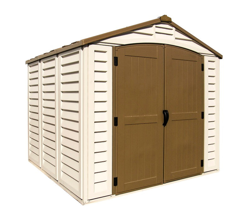 DURAMAX 8X8 DuraPlus Vinyl Shed with Foundation 30114