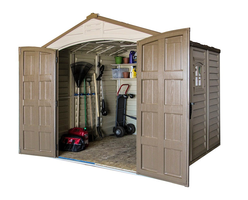 DURAMAX 8X8 DuraPlus Vinyl Shed with Foundation 30114