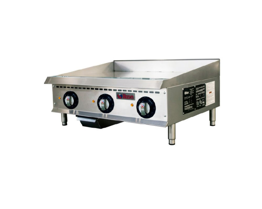 IKON 19.3" x 36" Electric Thermostatic griddle - 36” ITG-36E