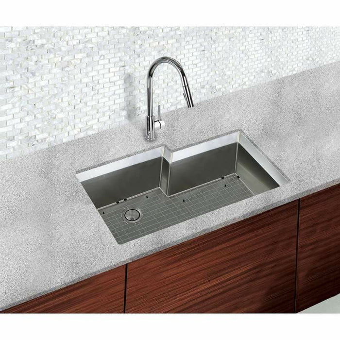 Transolid Studio Stainless Steel 35-In Undermount Kitchen Sink PUSSO352111