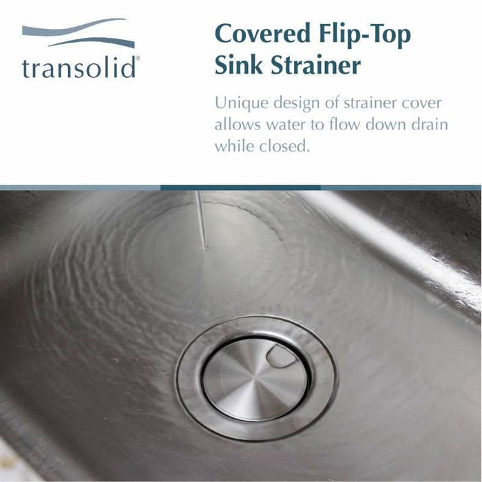 Transolid Meridian Stainless Steel 32-in Undermount Kitchen Sink Kit K-MUDO32219