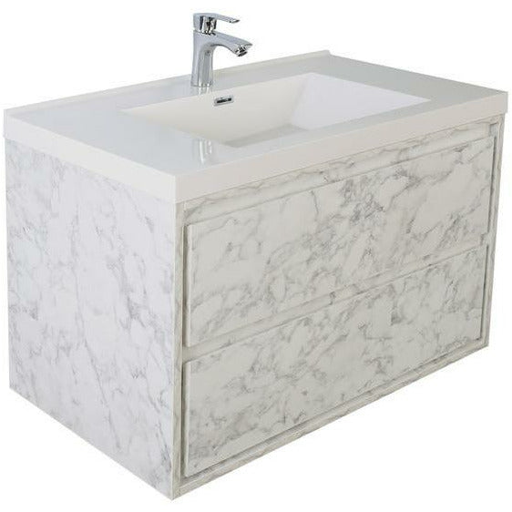 Moreno Bath Sage 42 Inch Wall Mounted Modern Vanity MOM842