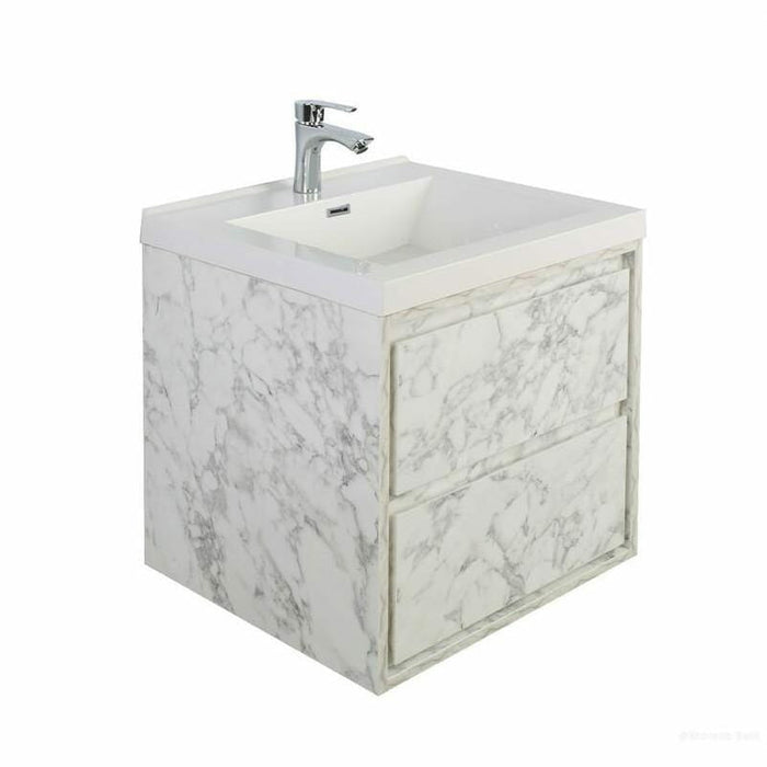 Moreno Bath Sage 24 Inch Wall Mounted Modern Vanity MOM824