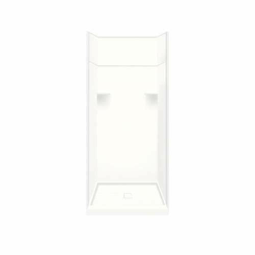 Transolid Studio 36-In X 36-In X 99-In Solid Surface Alcove Shower Kit with Extension RKWFX3667