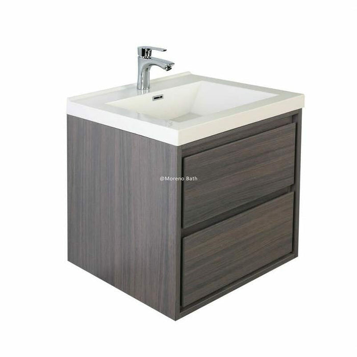 Moreno Bath Sage 24 Inch Wall Mounted Modern Vanity MOM824