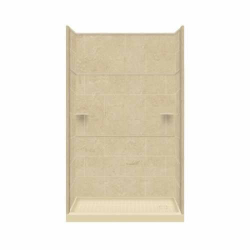 Transolid Studio Solid Surface 60-In X 96-In Alcove Shower Kit with Extension RKWFX6007