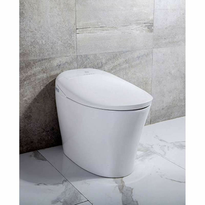 Transolid Rosemary 1-Piece Elongated Smart Bidet Toilet in White TL-5401-A