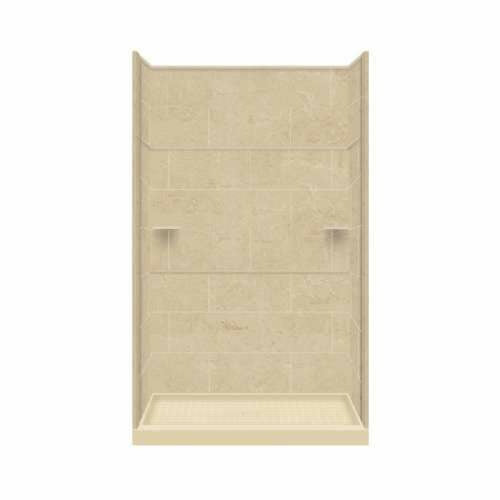 Transolid Studio Solid Surface 60-In X 96-In Alcove Shower Kit with Extension RKWFX6067