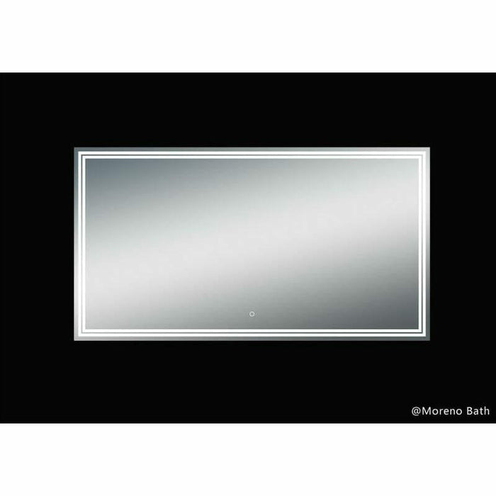 Moreno Bath Luna 55 Inch Polished Edge Back-Lit Led Mirror MOA406