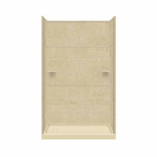 Transolid Studio Solid Surface 60-In X 96-In Alcove Shower Kit with Extension RKWFX6007