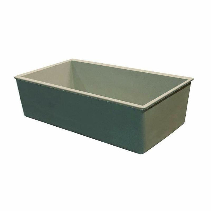 Transolid Zero 30in X 18in SilQ Granite Integral/Dual Mount Single Bowl Kitchen Sink With 0 Holes ZTSS3018