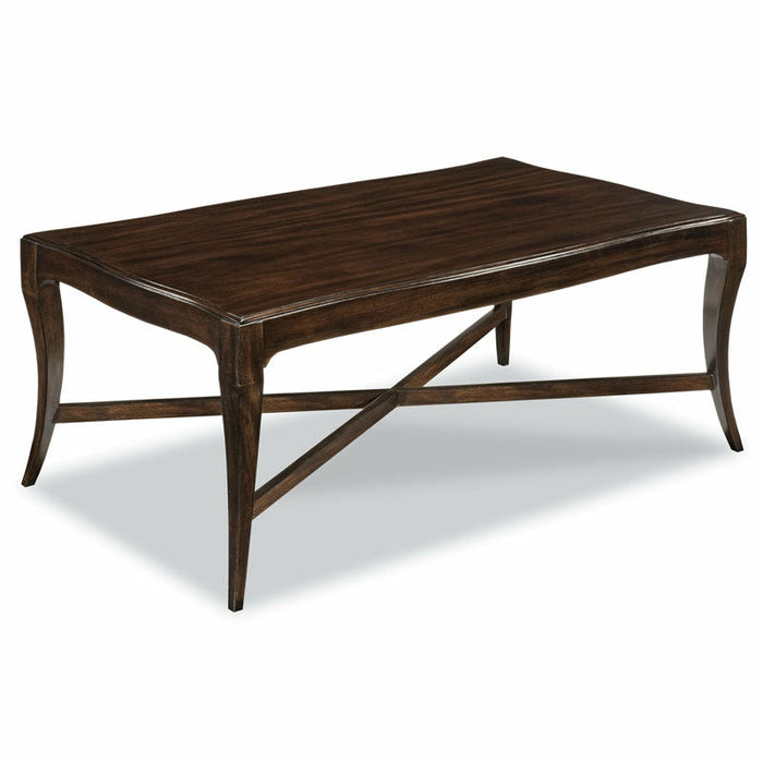 Woodbridge Furniture 46”W x 19"H Addison Rectangular Cocktail Table Ebonized Mahogany Finish 2069-14