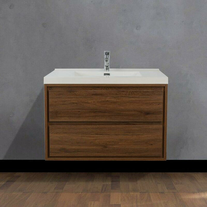 Moreno Bath Sage 42 Inch Wall Mounted Modern Vanity MOM842