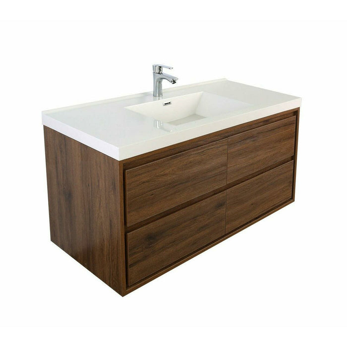 Moreno Bath Sage 48 Inch Single Sink Wall Mounted Modern Vanity MOM848S