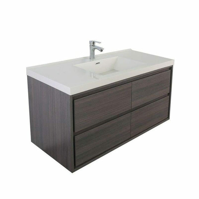 Moreno Bath Sage 60 Inch Single Sink Wall Mounted Modern Vanity MOM860S