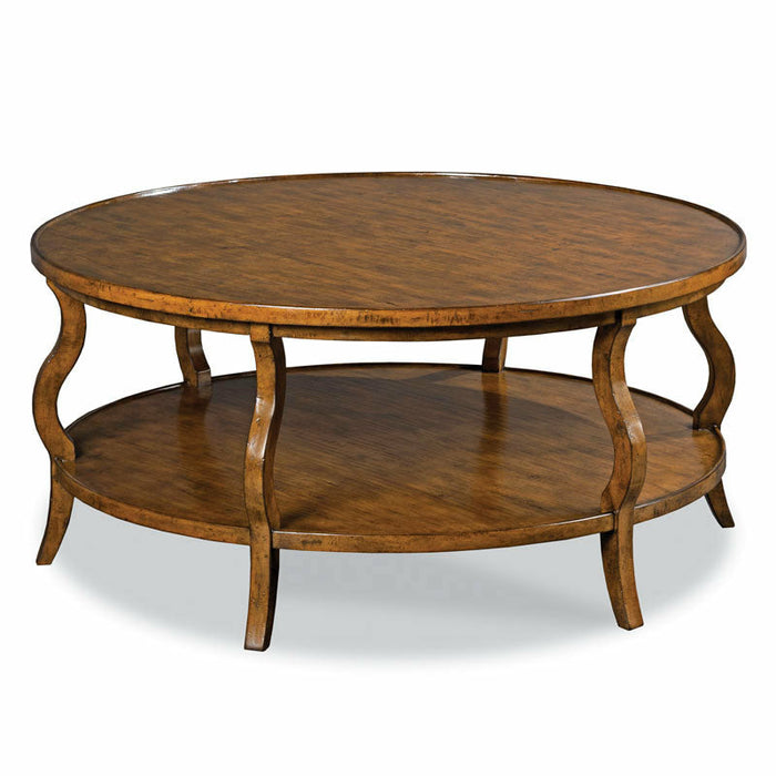 Woodbridge Furniture 42”W x 19”H Sonoma Round Cocktail Table Sonoma Finish 2117-08