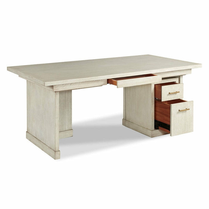 Woodbridge Furniture 72”W x 30.5"H Eclipse Desk Luna Finish 2504-07