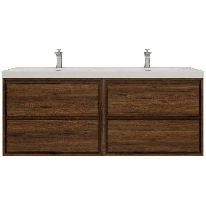 Moreno Bath Sage 60 Inch Double Sink Wall Mounted Modern Vanity MOM860DD