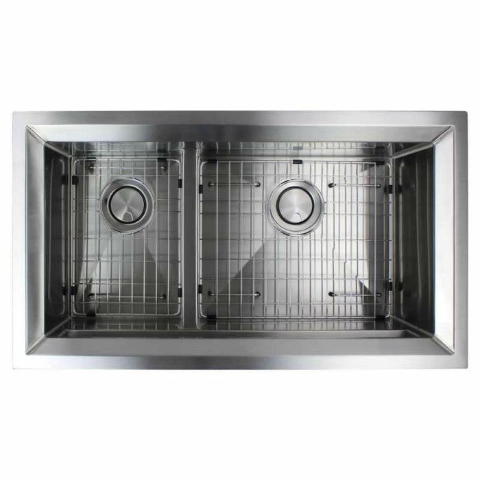 Transolid Studio Stainless Steel 33-In Undermount Kitchen Sink PUDO331911