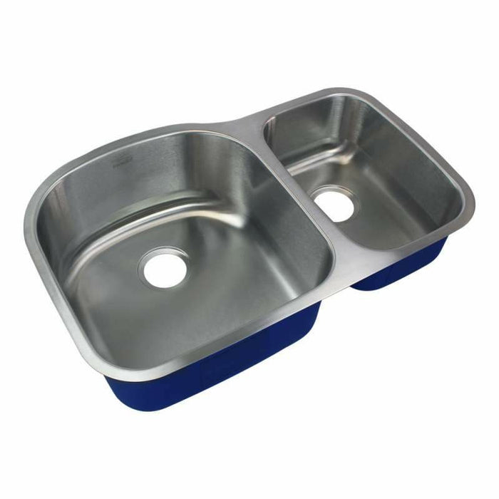 Transolid Meridian Stainless Steel 32-in Undermount Kitchen Sink Kit K-MUDD32219