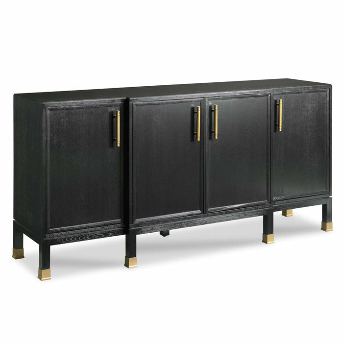 Woodbridge Furniture 76”W x 38"H Nova Sideboard Black Finish 3114-30