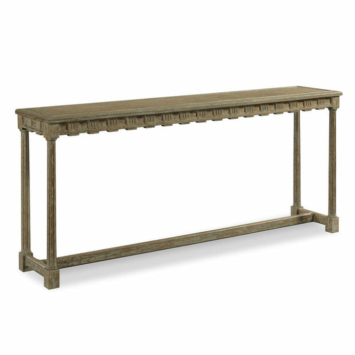 Woodbridge Furniture 80”W x 36”H Stetson Console Seaside Finish 3136-40