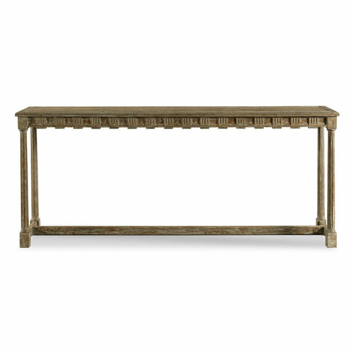 Woodbridge Furniture 80”W x 36”H Stetson Console Seaside Finish 3136-40