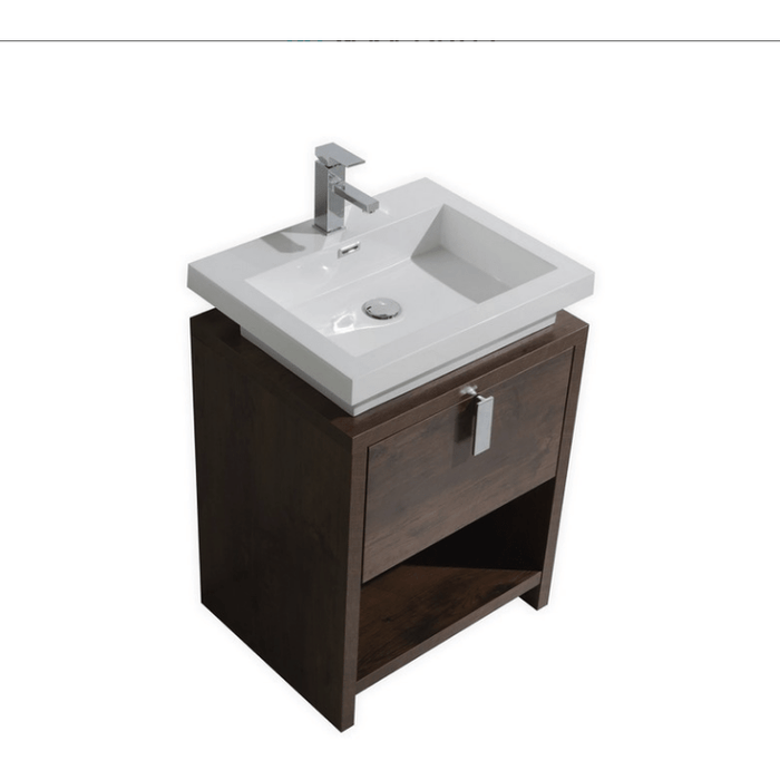 Moreno Bath Levi 24 Inch Vanity With Cubby Hole L600