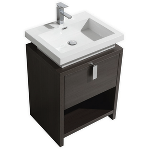 Moreno Bath Levi 24 Inch Vanity With Cubby Hole L600